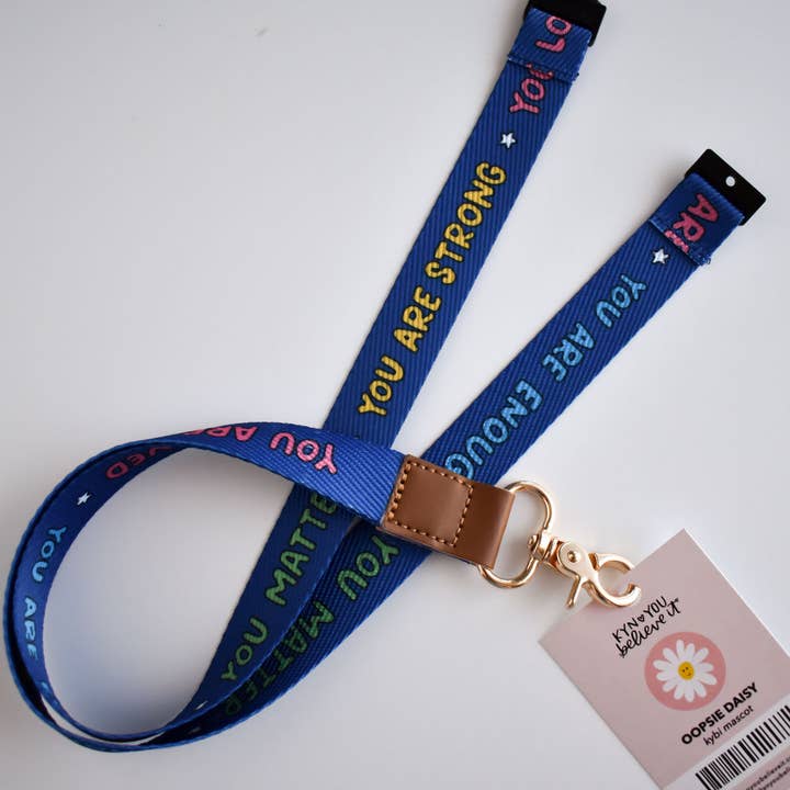 Affirmation Lanyard for wholesale by Kyn You Believe It