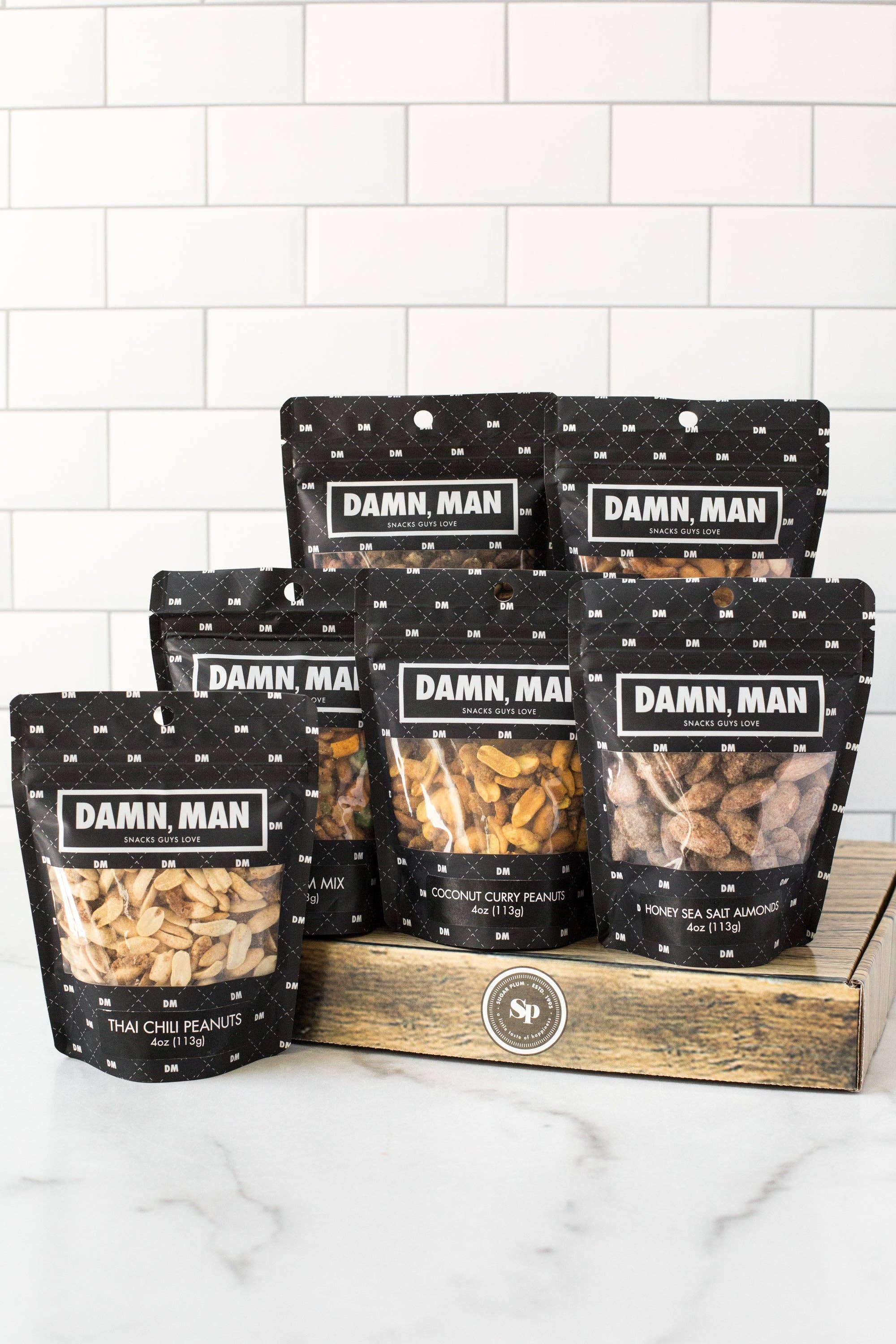 Damn, Man Snacks - Venta al por mayor Frutos secos - Caja Manly Nut2