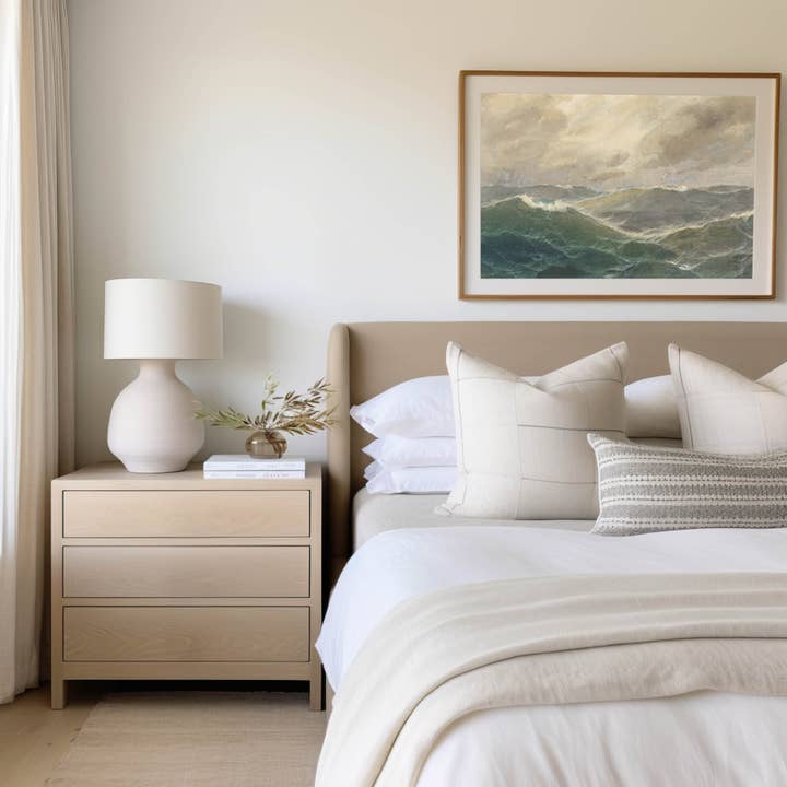 AMY WARR ART - Wholesale Art Print - Vintage Art Print - Beach Landscape- 'Ocean Water' No. 21