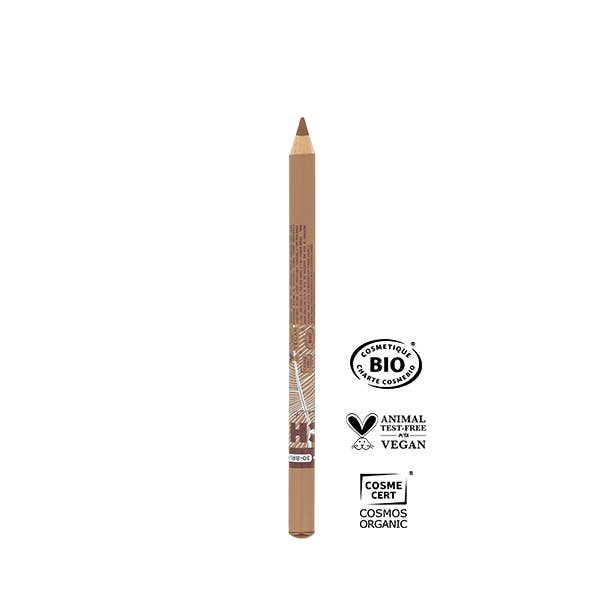 Certified organic and vegan eyebrow pencil in brown shade - 11g for wholesale by JCH Respect