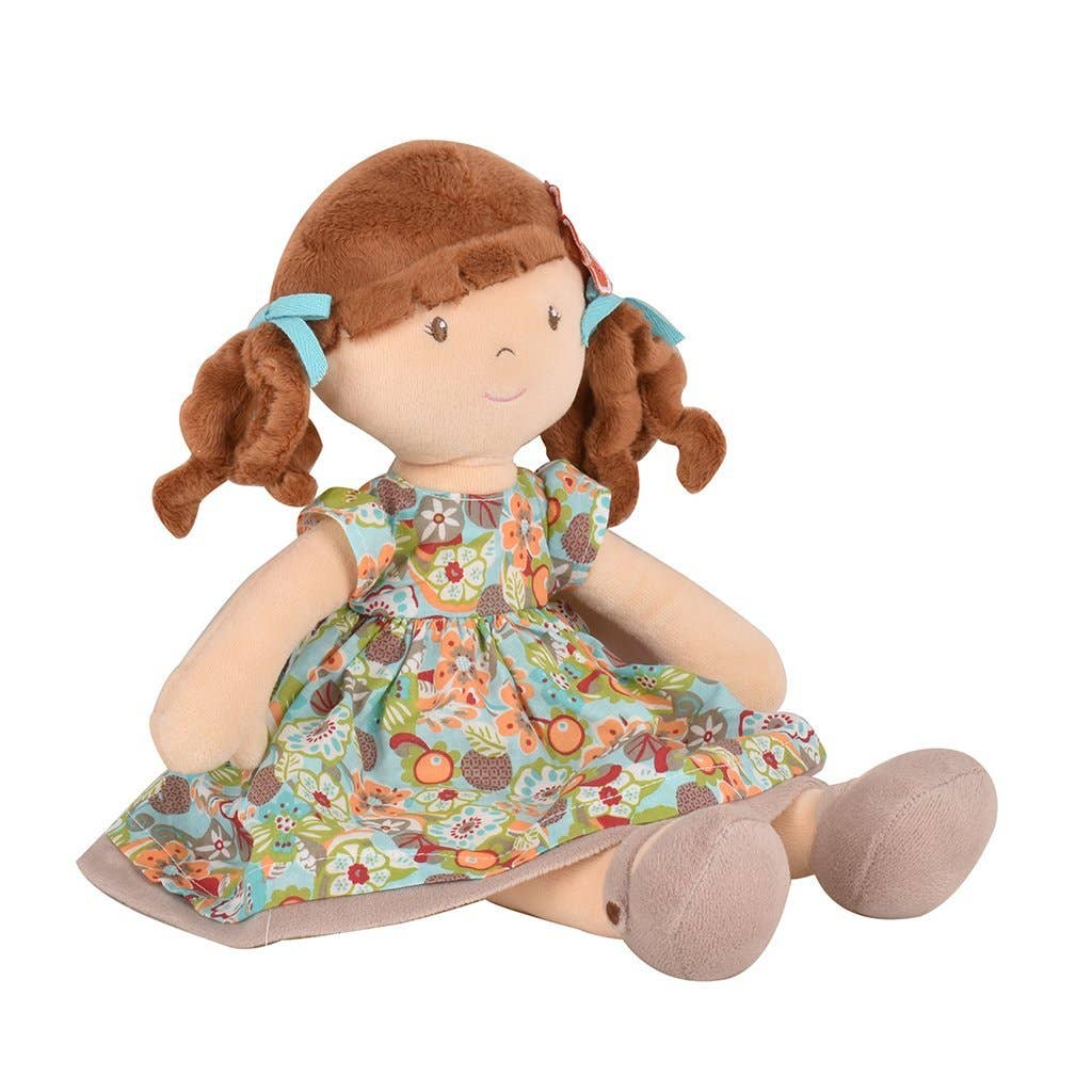 Tikiri Toys LLC - Wholesale Doll - Kids - Summer Brunette Hair with  Orange Floral Dress2