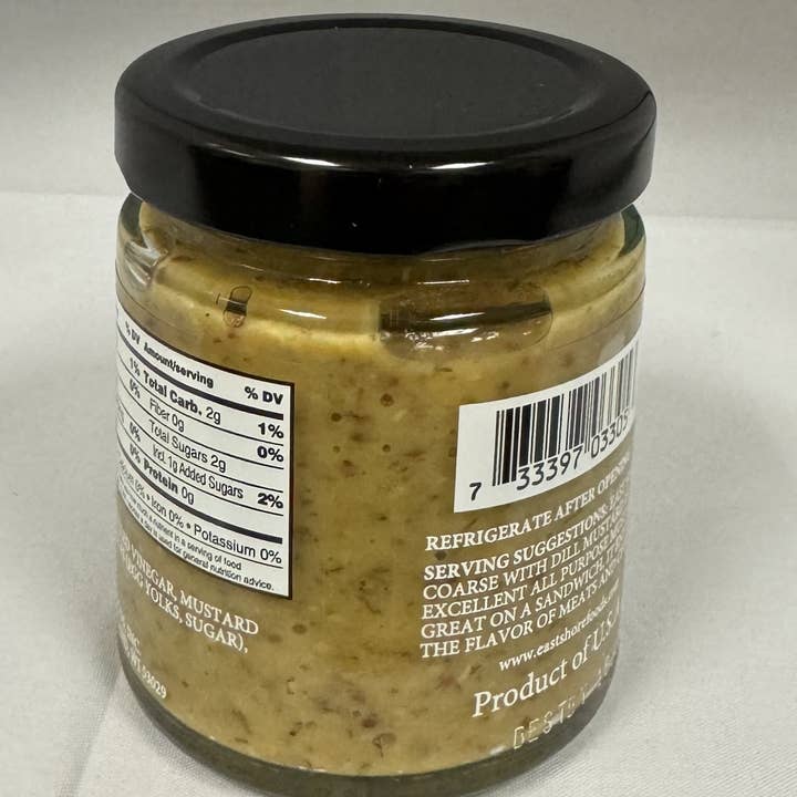 East Shore Specialty Foods, Inc. - Wholesale Mustard - East Shore Mustard - Coarse with Dill Mustard - 5oz2