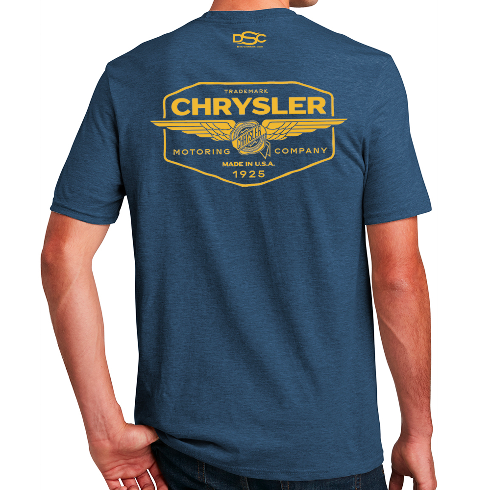 Royal Fleck Mens Chrysler 1925 T-shirt (Royal Fleck) for wholesale on Faire0