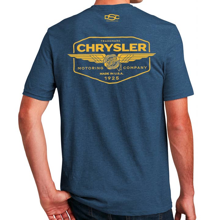 Royal Fleck Mens Chrysler 1925 T-shirt (Royal Fleck) for wholesale on Faire