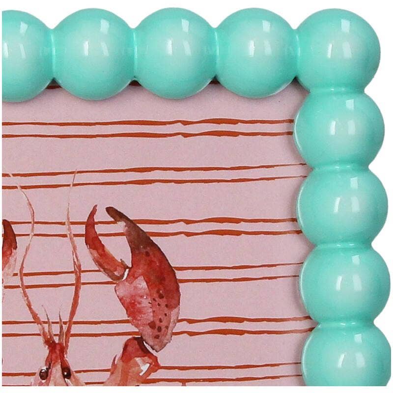 Oasis of Life - Wholesale Picture Frame - Photo frame – Polyresin – Turquoise – 13x18cm – Modern picture frame in fresh design – For photos, portraits & memories – Decorative table & shelf display3