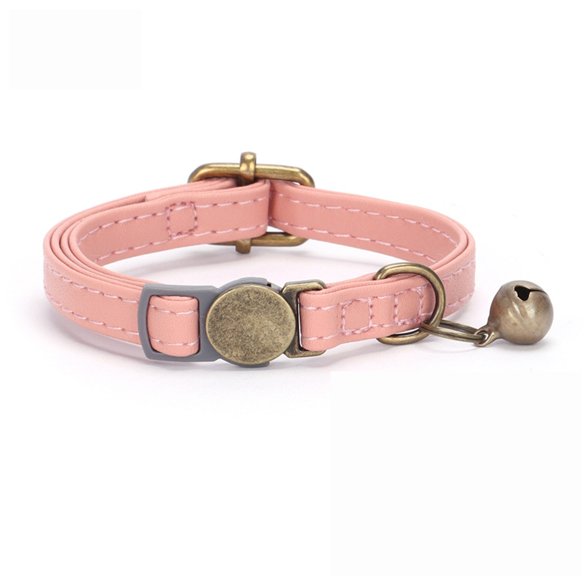 PAWPAWwholesale - Wholesale Pet Collar - Cat - Retro Leather Cat Collar with Custom Metal Buckle_CWMM75814