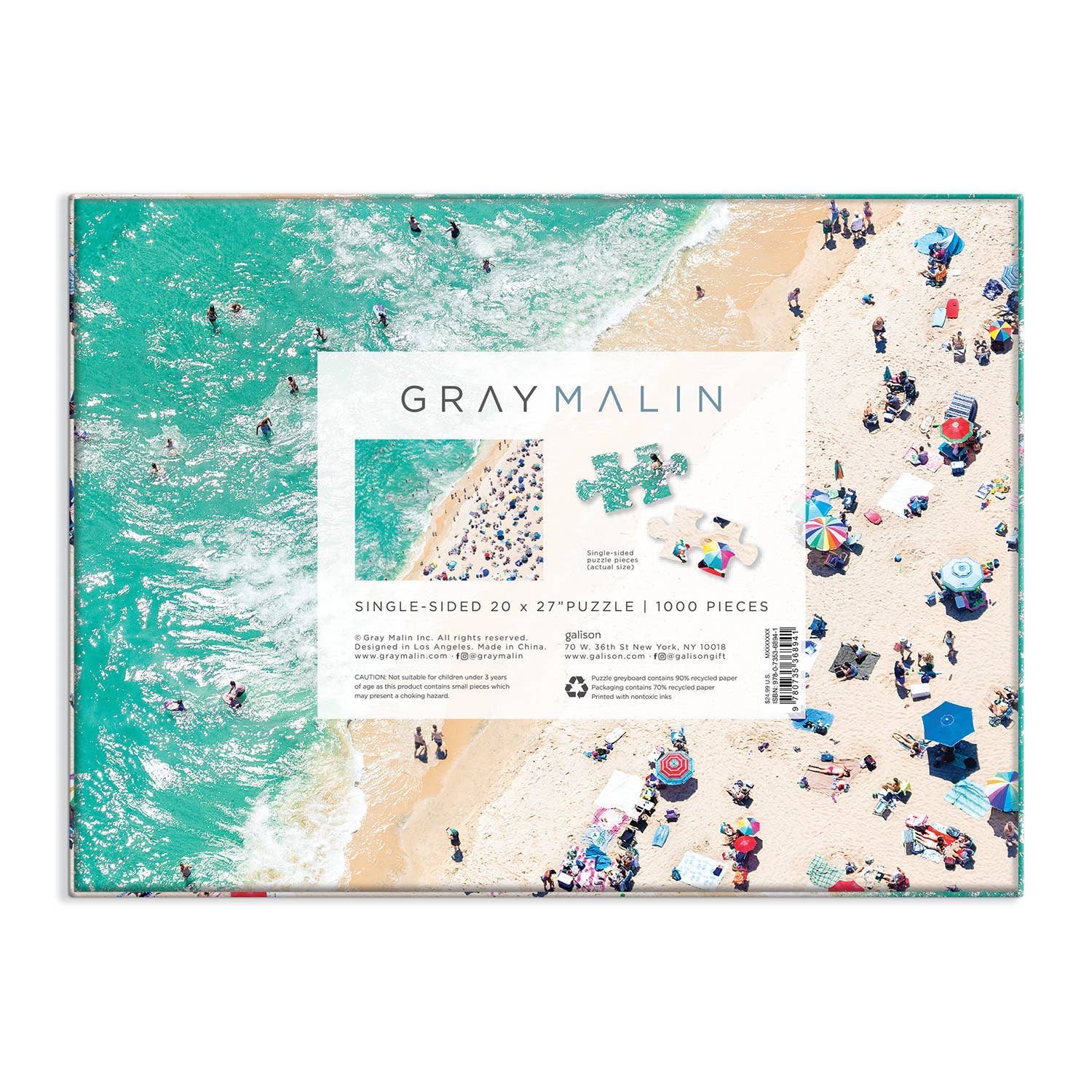 Chronicle Books - Wholesale Puzzle - Adult - Gray Malin The Seaside 1000 Piece Puzzle3