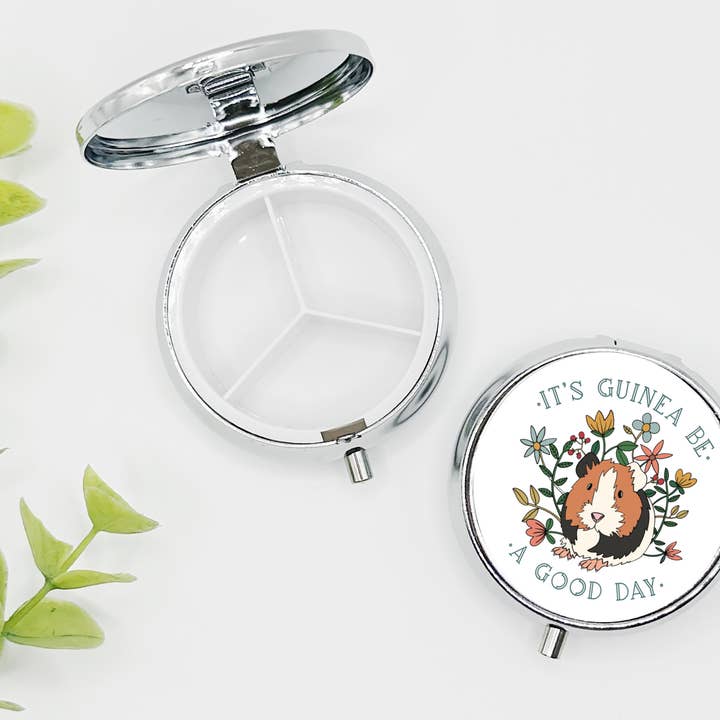 Guinea Pig Pill Box, Travel Pill Case for wholesale by Remember November, Inc