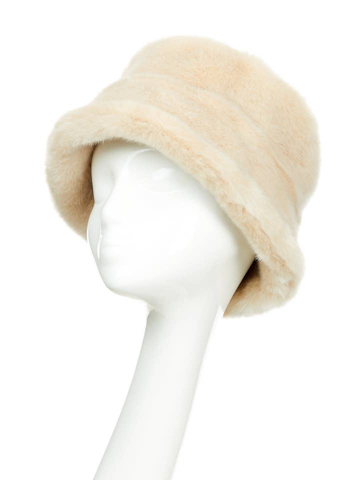 Cabelo Curto Cloche Fuzzy Bege por atacado de FAZ