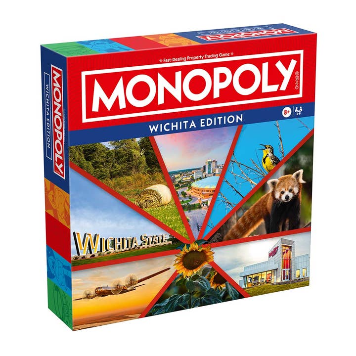 Wichita, KS Monopoly Board Game for wholesale by Top Trumps USA, Inc.