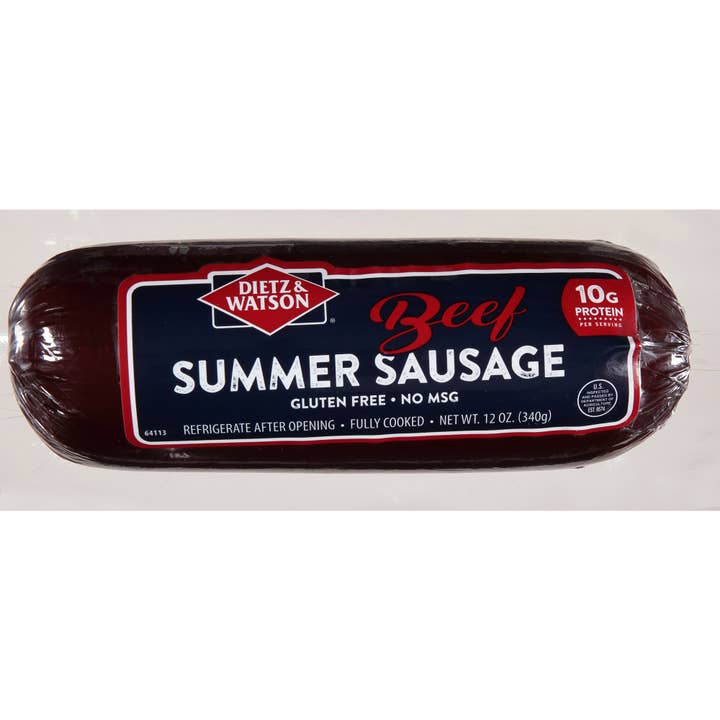 Dietz & Watson - Wholesale Sausage - Dietz & Watson Beef Summer Sausage, 12 oz