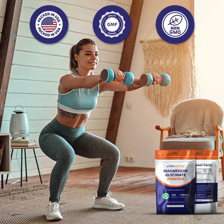 Vitamatic - Wholesale Oral Supplement/Vitamin - Vitamatic Magnesium (from Glycinate & Oxide) - 250 Grams6