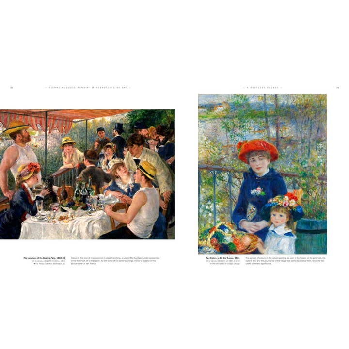 Simon & Schuster - Wholesale Arts & Entertainment Book - Pierre-Auguste Renoir Masterpieces of Art by Dr Julian Beecroft3