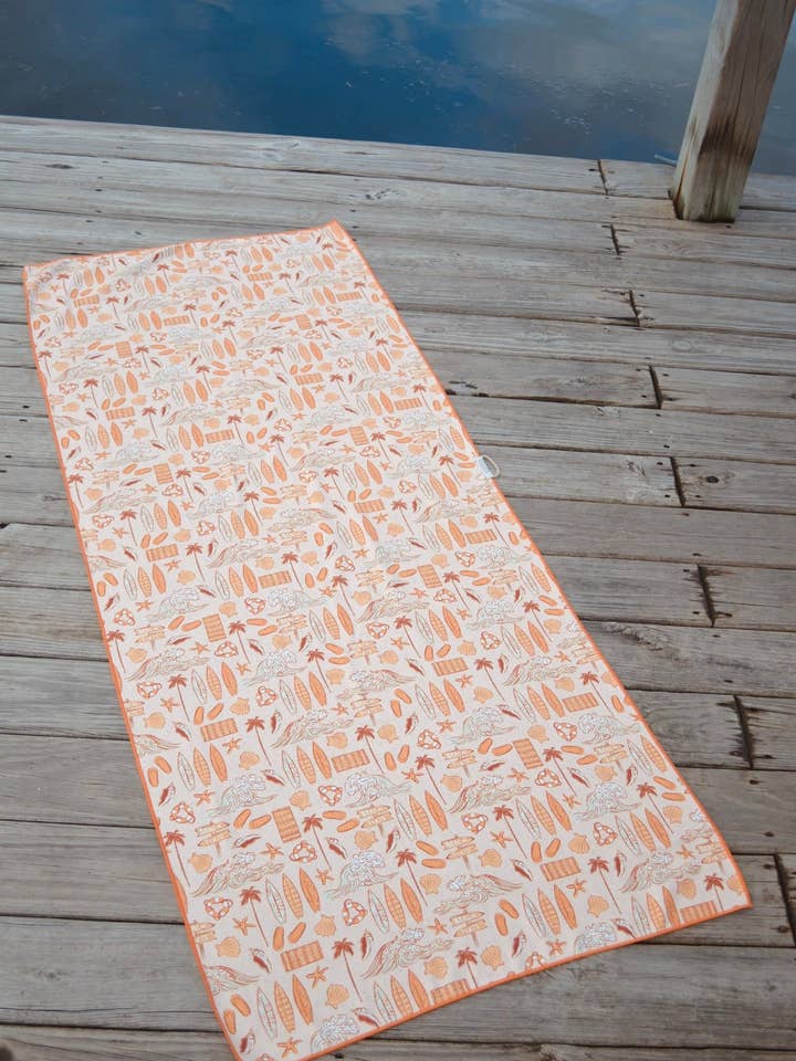 Toalla Reciclada Atardecer Costero - Ecológica para venta al por mayor de Ksea & Co