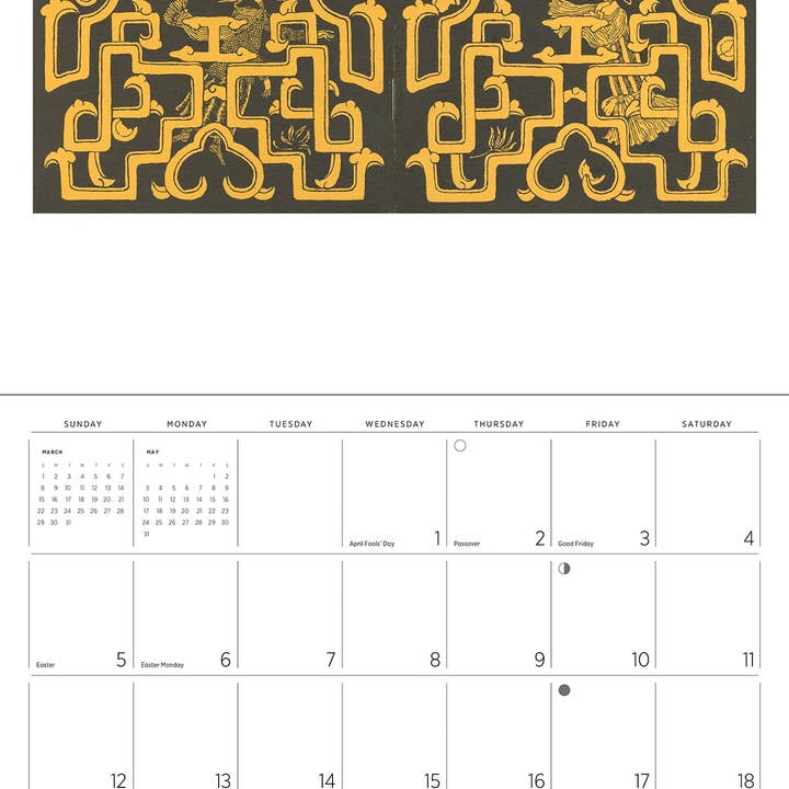 Pomegranate - Wholesale Calendar - Edward Gorey 2026 Wall Calendar5