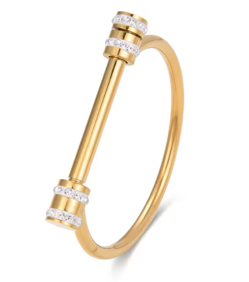 HoopLa – Großhandel Manschettenarmband – Pferdegebiss Armreif - Armspange - Schraubverschluss - Wasserdicht13