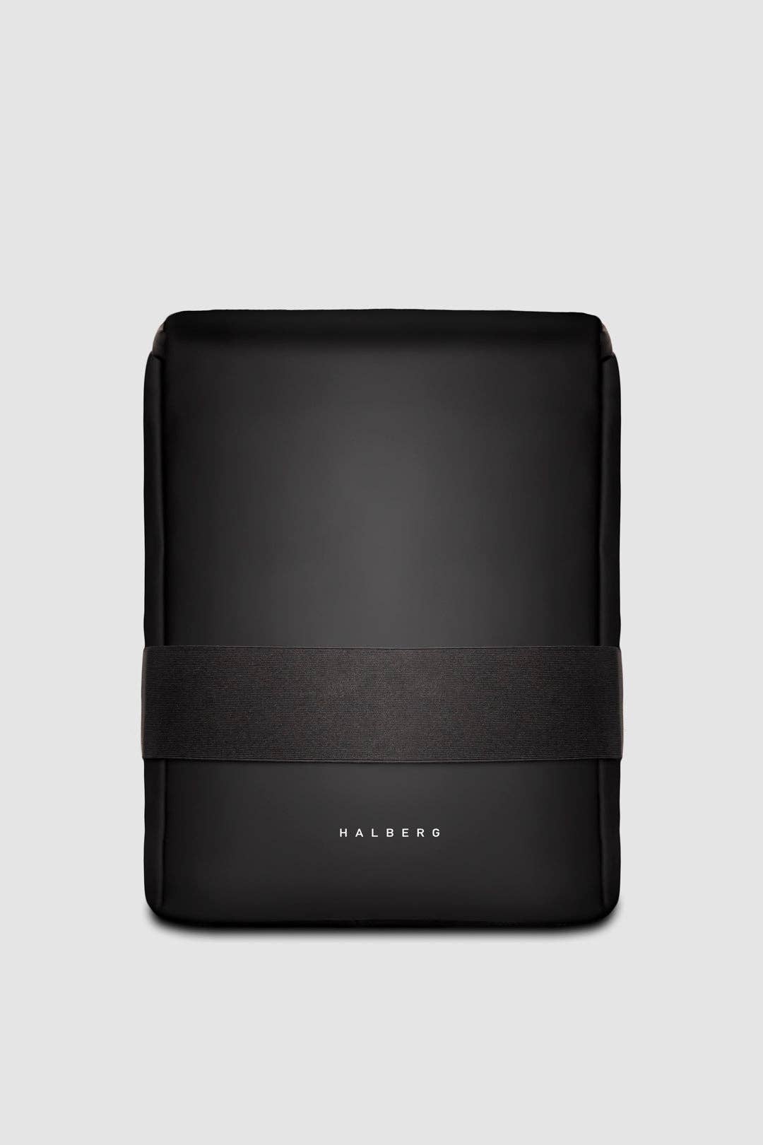 HALBERG - Wholesale Backpack - Unisex - Seattle PU matte black backpack