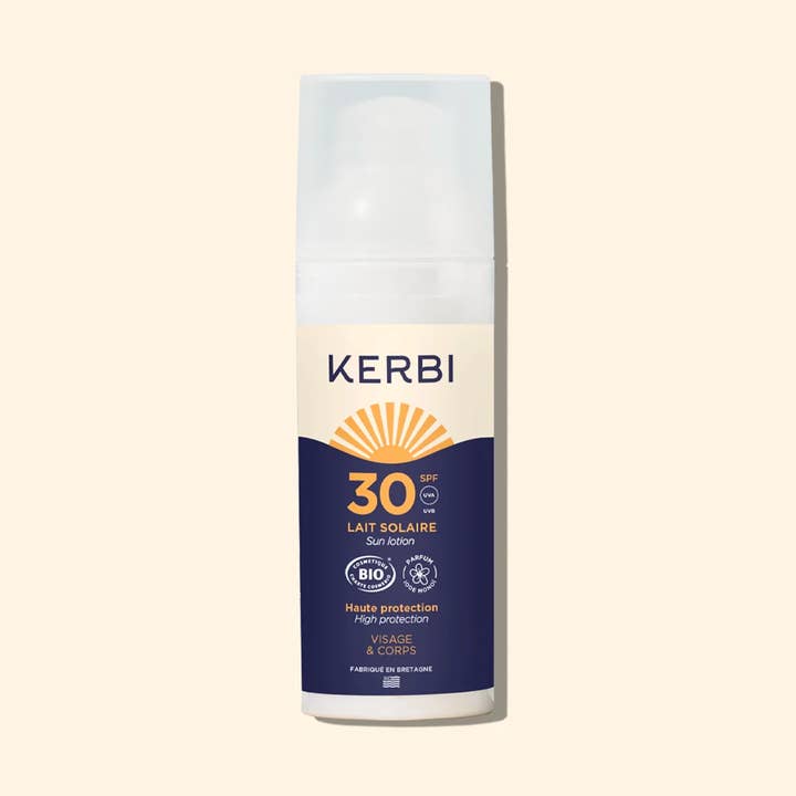 Crème solaire Bio SPF30 - 50g pour la vente par KERBI