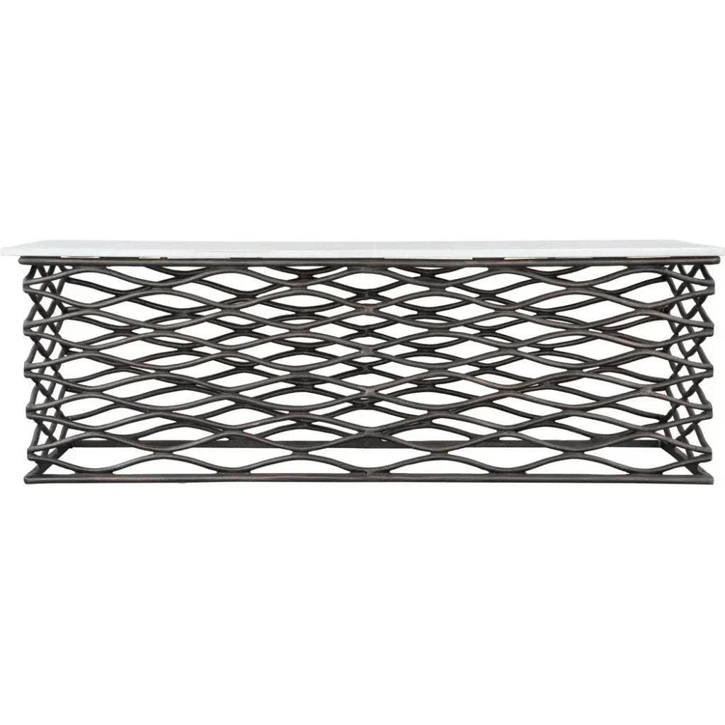 LOOMLAN - Wholesale Coffee Table - Duchess Coffee Table White & Antique Black1