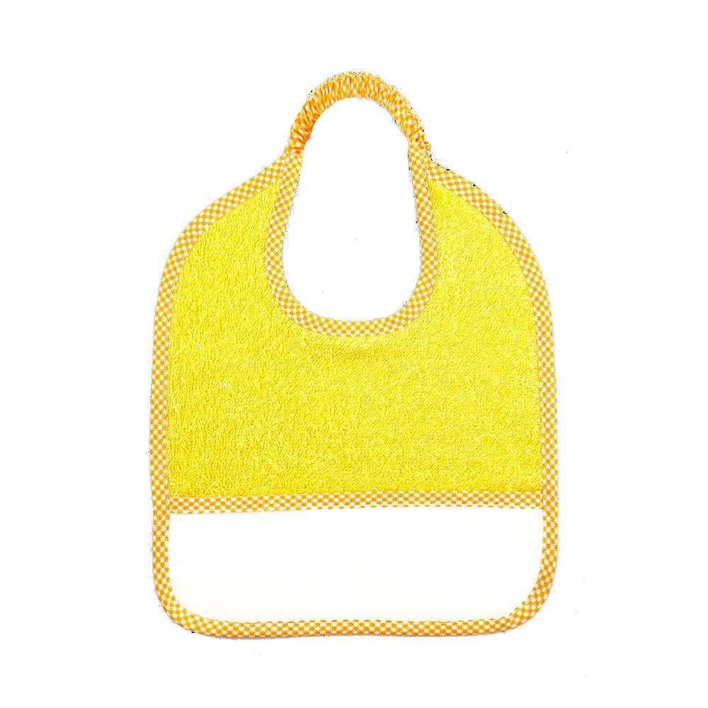 Almatex srl – Engroshandel Hagesmæk - Baby – 6 små hagesmække 24x27 med ELASTIK, tilpasset med det navn, du ønsker.10