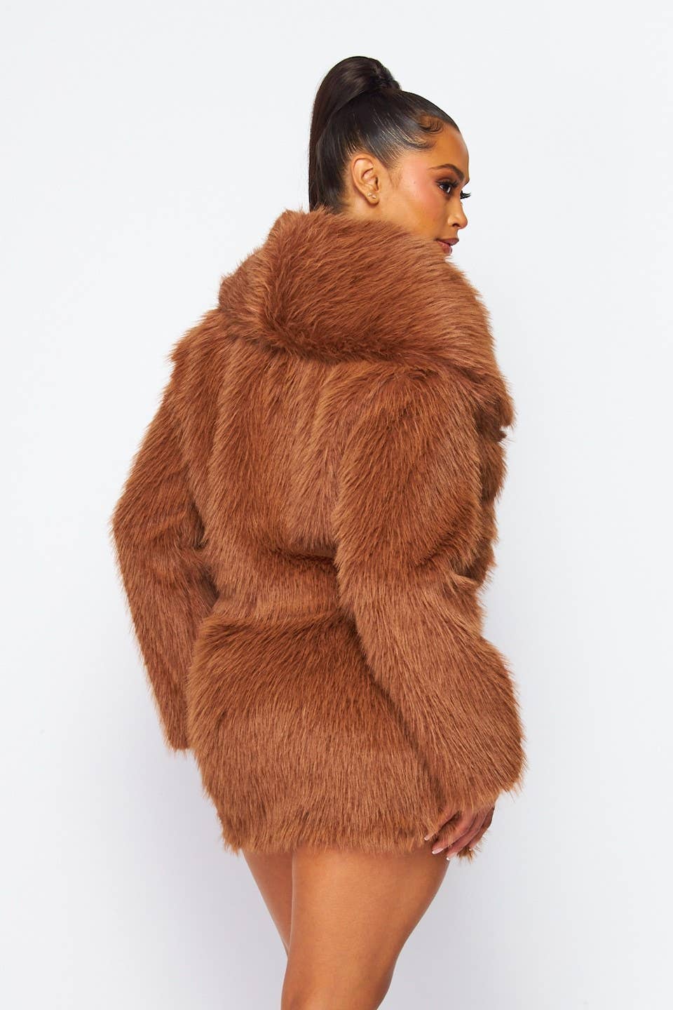 Boswell – wholesale Top & skirt set – Women's – Fur Jacket and Skirts Set1