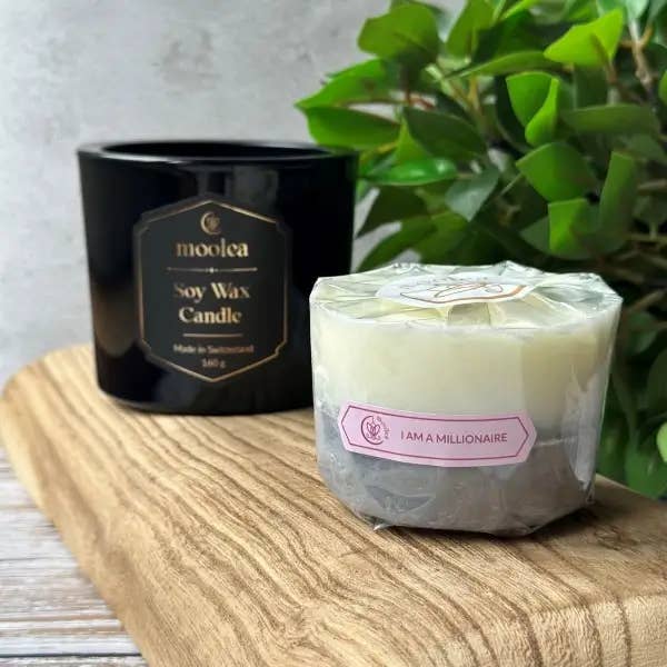 Jeg er en millionær Soy Wax Candle Refill for engroshandel hos Moolea