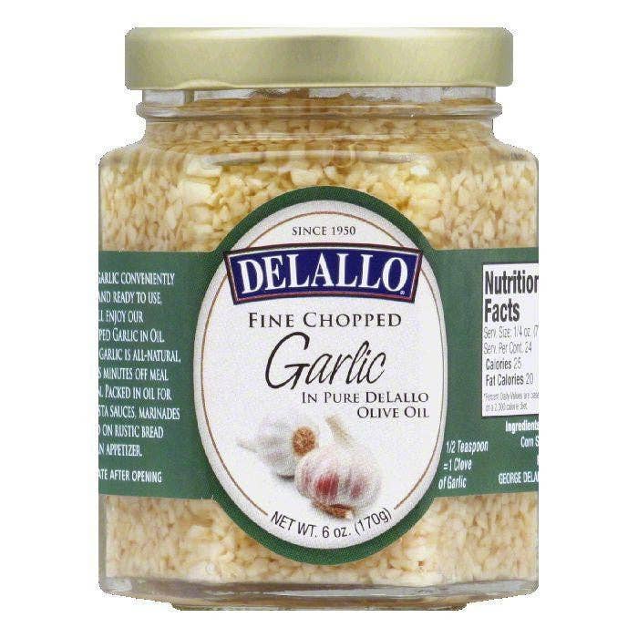 DeLallo Ail Haché dans l'Huile d'Olive, 170 g pour la vente par KeHE Distributors, LLC