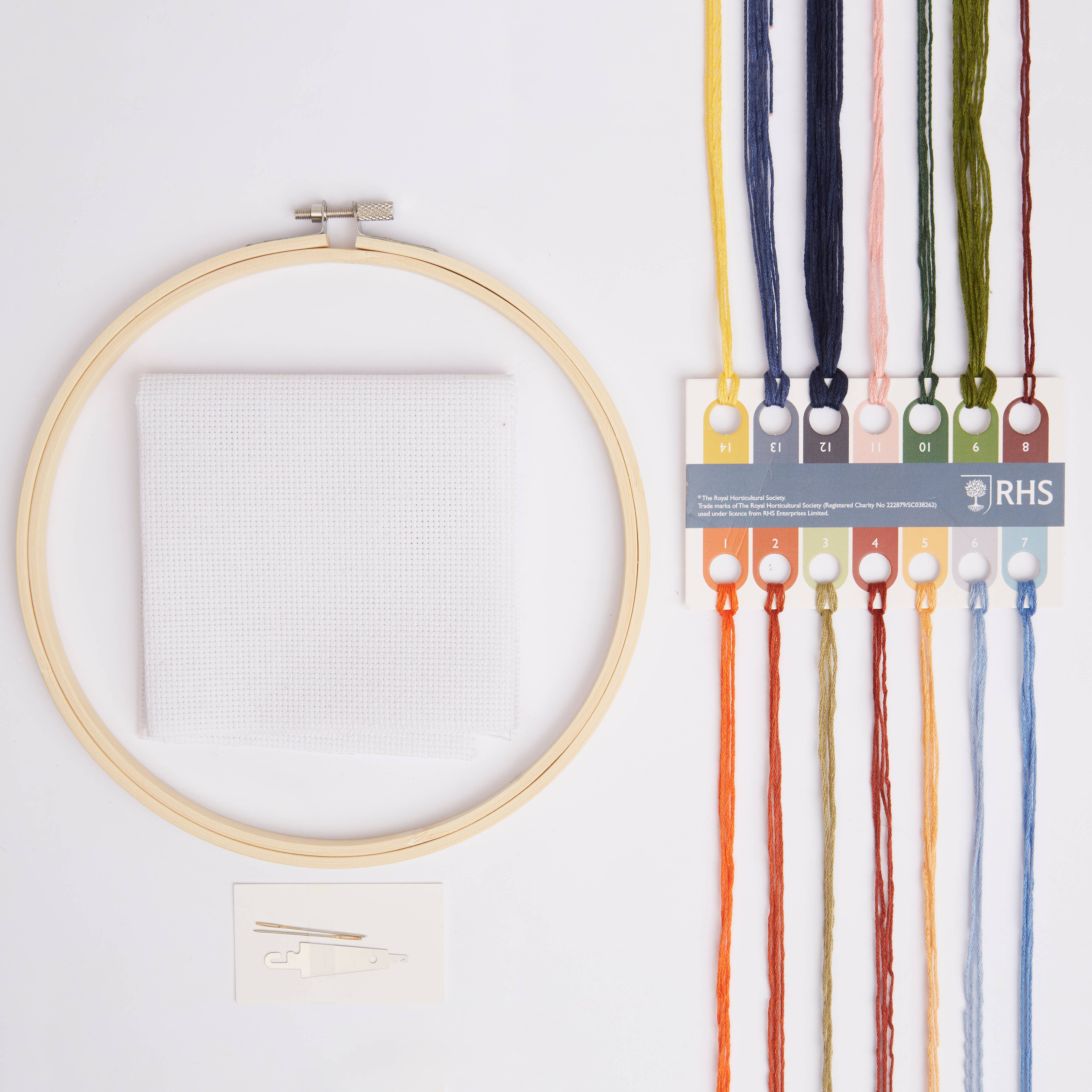 West Design Products - Wholesale Embroidery/Cross Stitch Supplies - RHS Cross Stitch Kit, Garden Tiger Moth 8", Cross Stitch Kit3