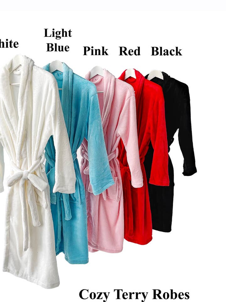 Sisters G Kids - Wholesale Robe - Unisex - Soft Plush Unisex Bathrobes2