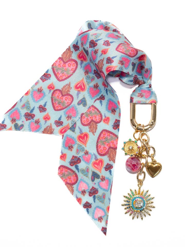Sacred Heart Bag Charm for wholesale by Winton and Waits