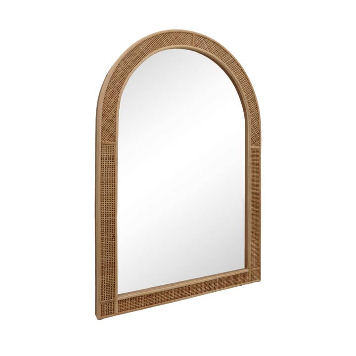 Paris Loft Inc - Wholesale Wall mirror - PARISLOFT Arched Rattan Wall Mirror2
