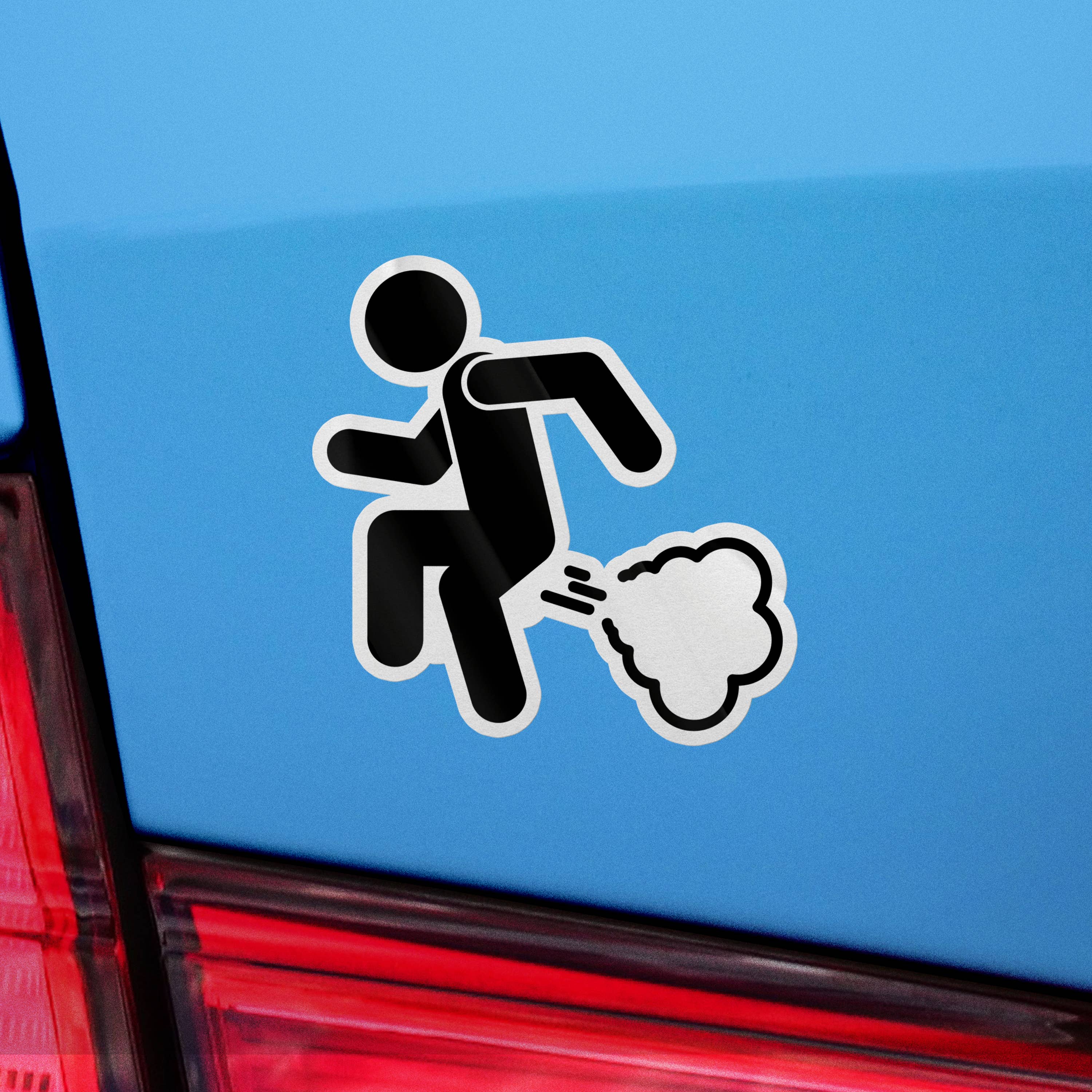 Sticker Bull – Adesivo por atacado – Autocolante Guy Farting Meme, Adesivo Vinil Impermeável7