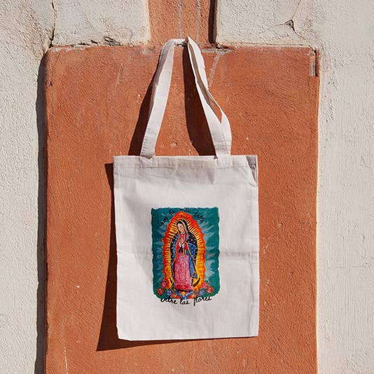 Tienda Esquipulas distribution - Wholesale Tote Bag - Women's - Popular culture screen-printed tote - Virgen de Guadalupe0