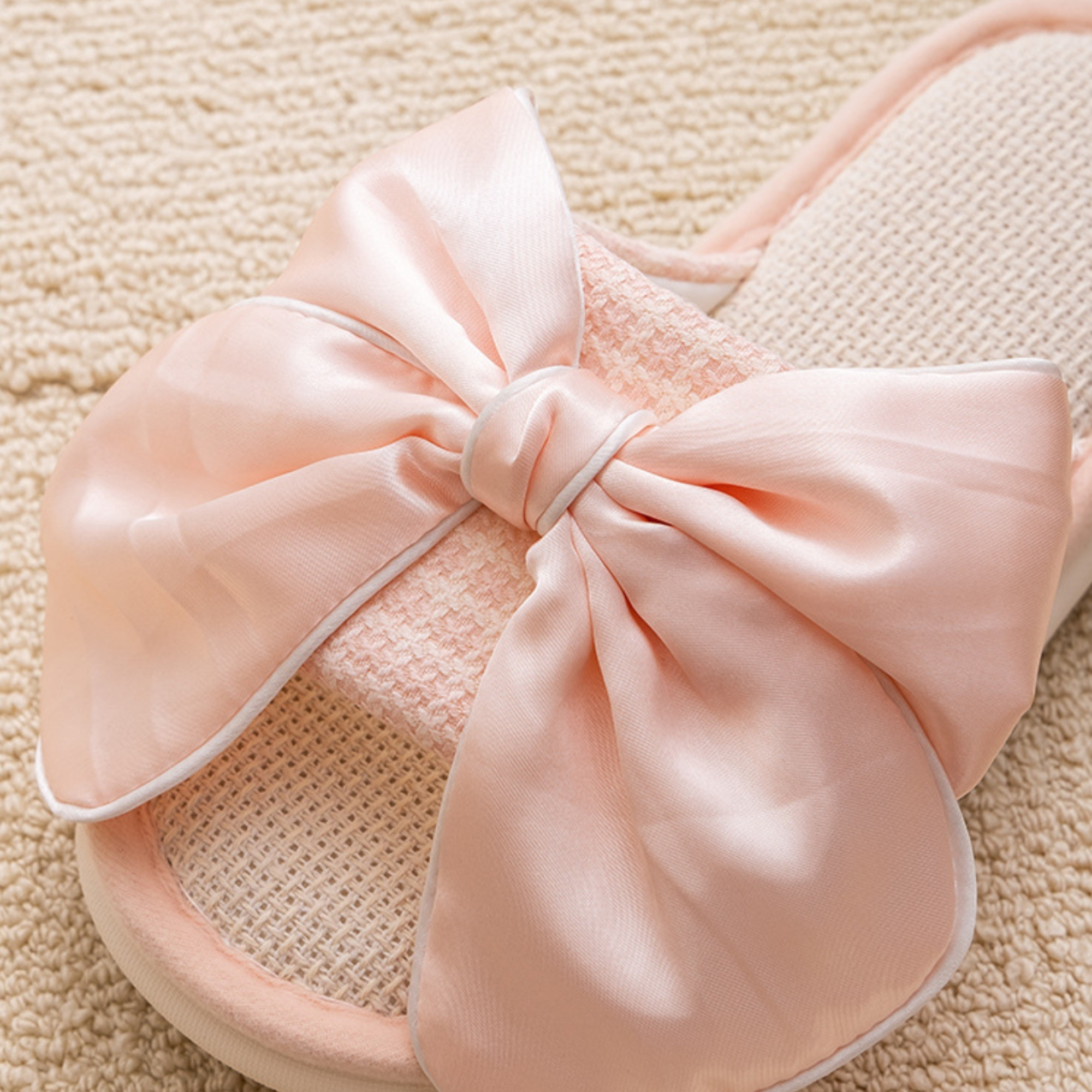 DrifWoo – Chinelos - Mulher por atacado – Chinelos de verão DrifWoo com sola de linho e laço – para madrinhas e spa3