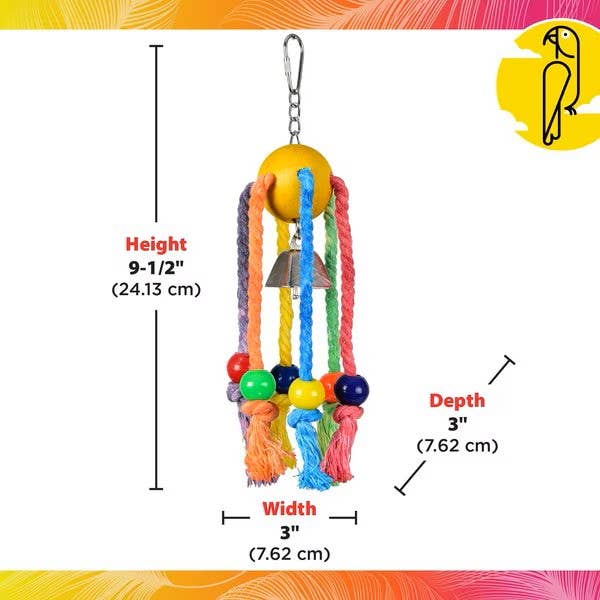 Caitec Inc - Wholesale Bird Swing/Toy - Medium Arachnid1