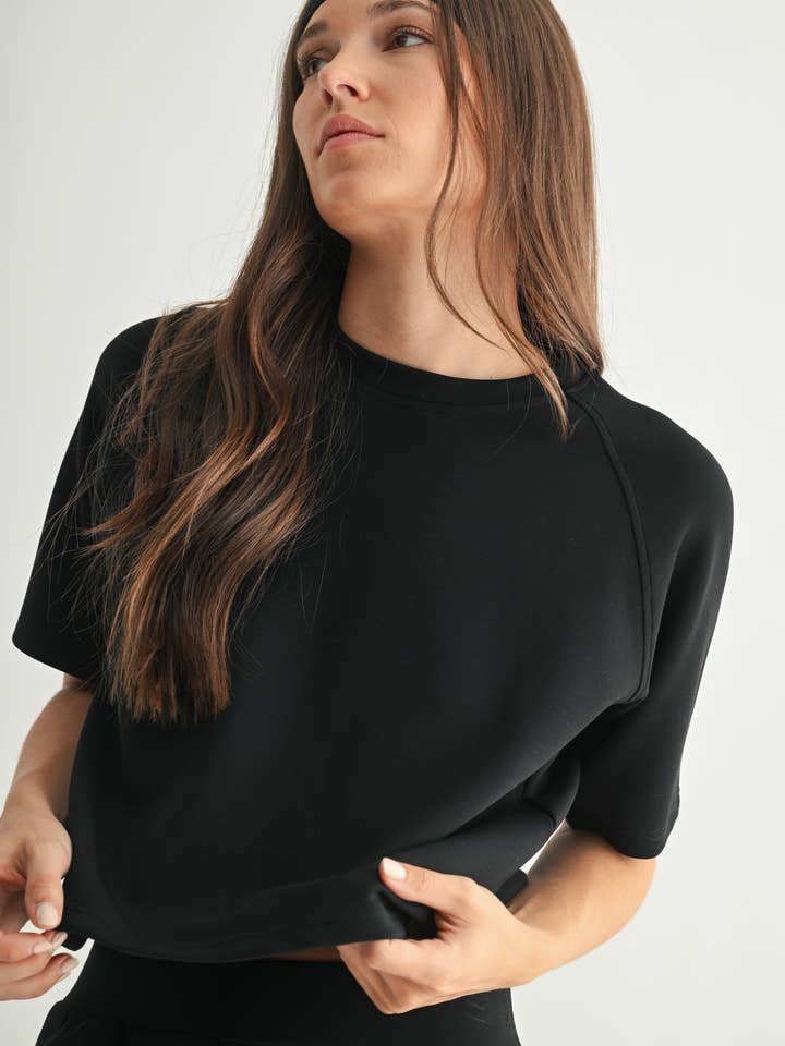 Mono B - Wholesale T-Shirt - Women's - Laguna Soft Drape Raglan Tee