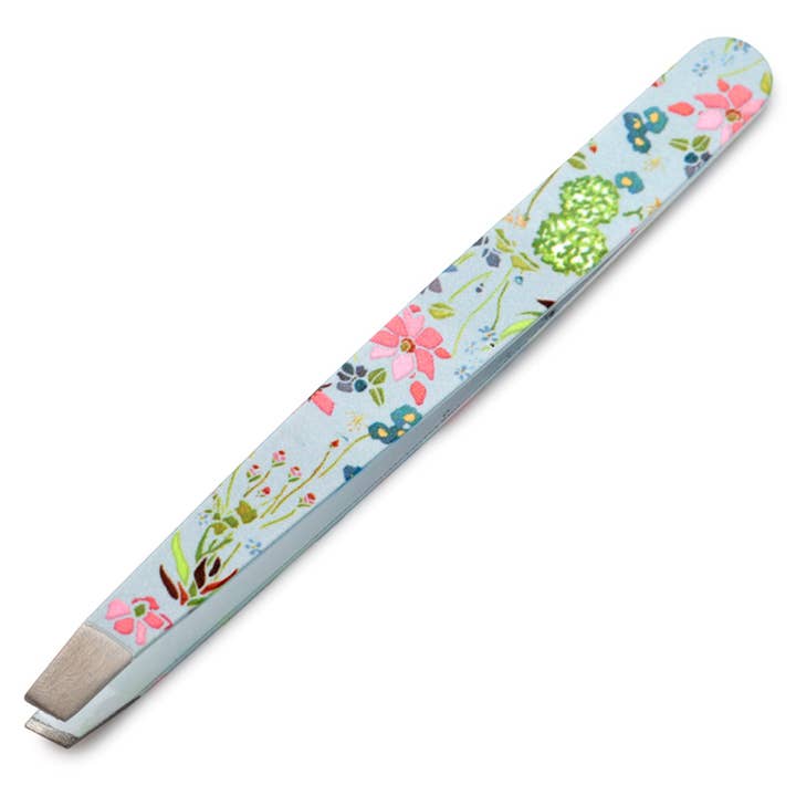 Puckator Ltd - Wholesale Tweezers - Julie Dodsworth Pink Botanical Tweezers