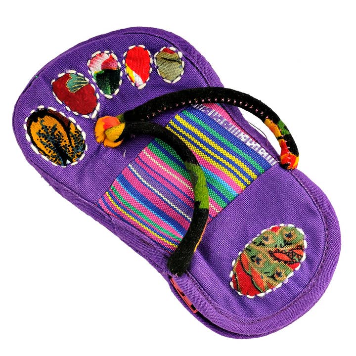 Sandal Coin Purse - Purple for wholesale by Original Source