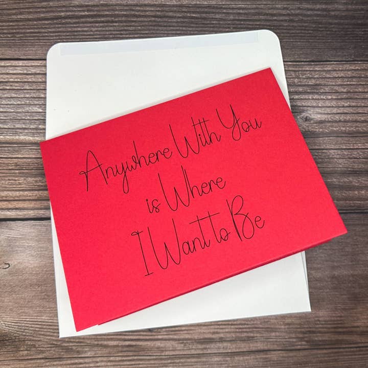 N'importe où avec toi est l'endroit où je veux être pour la vente par Southern Goddess Designs