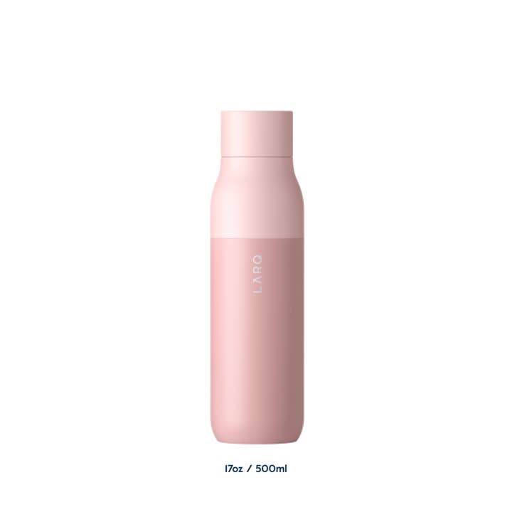 LARQ – Garrafa de água por atacado – Garrafa LARQ PureVis 17oz - Garrafa de Água Autolimpante - Himalayan Pink