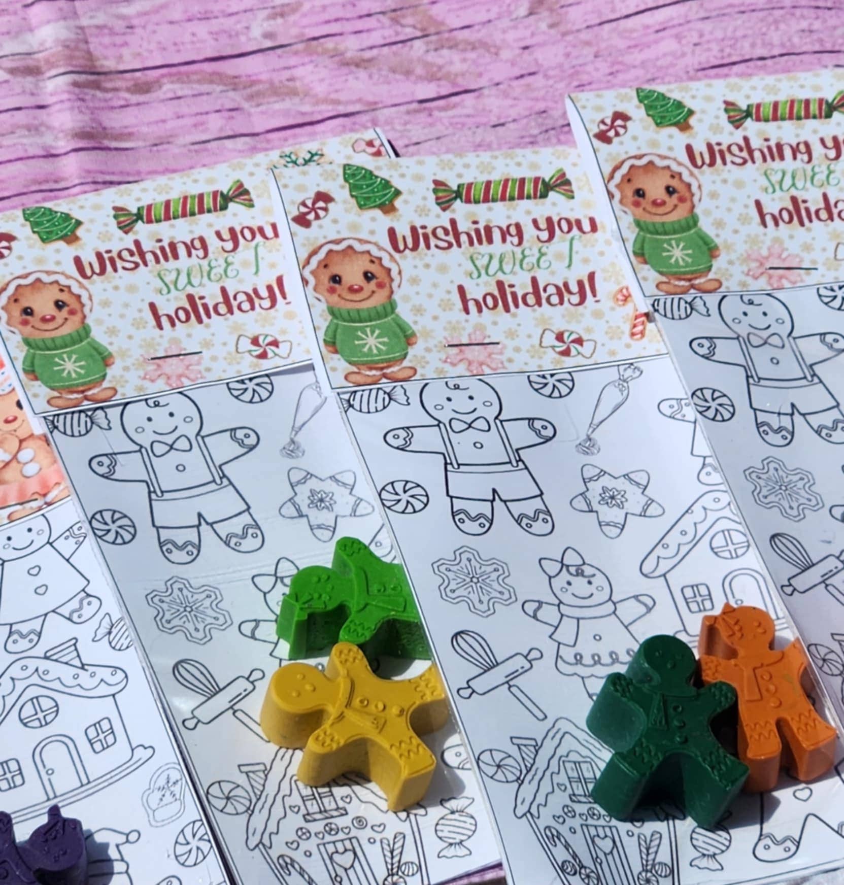 Snazzy Crayons – wholesale Festgåva – Pepparkakskritor med målarset | Julfest1
