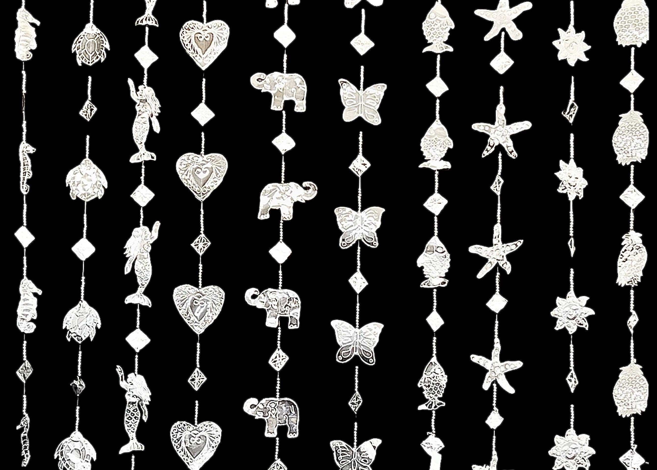 Bamboo Source Tropical Decor - Wholesale Mobile - Aluminum Dolphin Decorative Strand1