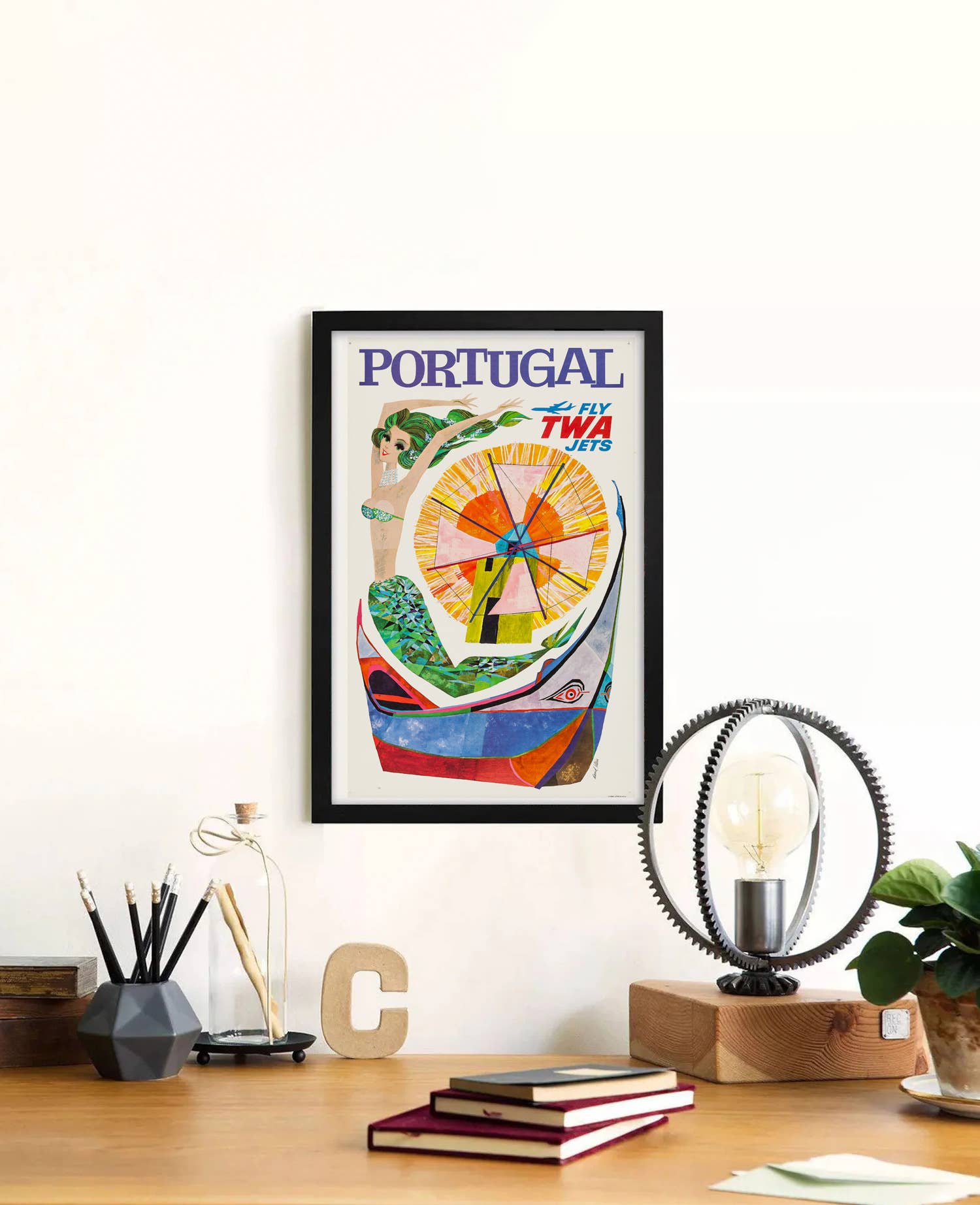 The Curious Desk - Wholesale Poster - Trans World Airlines (Portugal: Fly TWA) 1960s Poster2