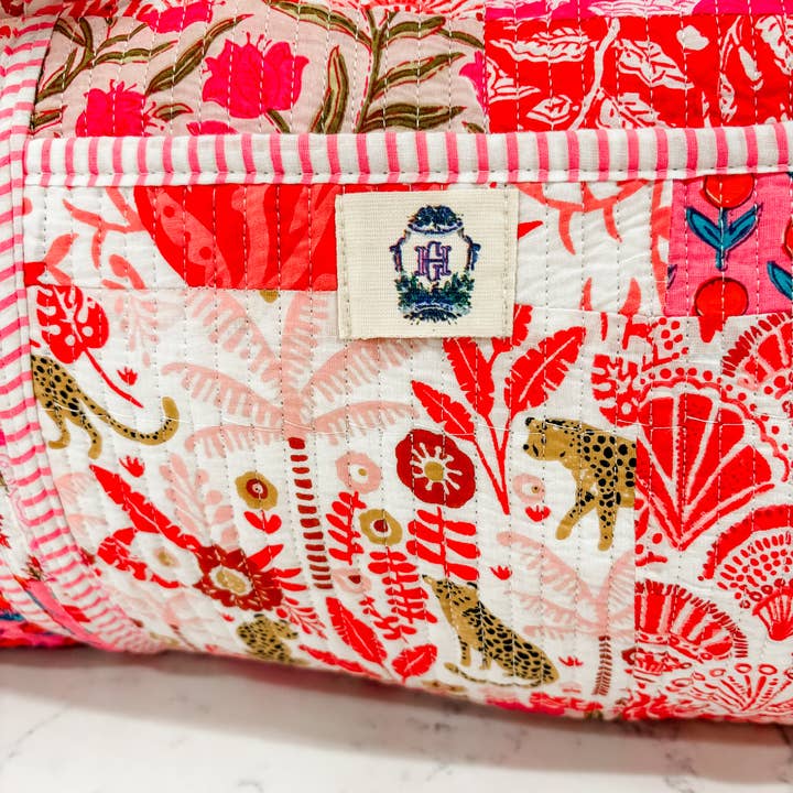 Heart of Grace - Wholesale Tote Bag - Women's - Pink City Large Quilted Duffel Bag