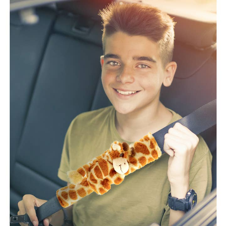 Cota Global - Wholesale Stuffed/plush toy – Kids & baby - Super Soft Plush Safety Belt Cover - Giraffe3