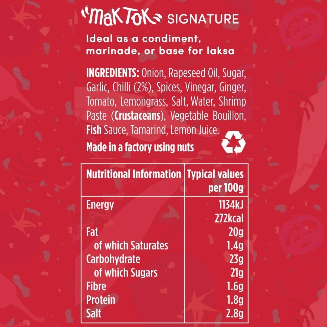 Mak Tok – wholesale Chili paste – Signature Sambal Paste2