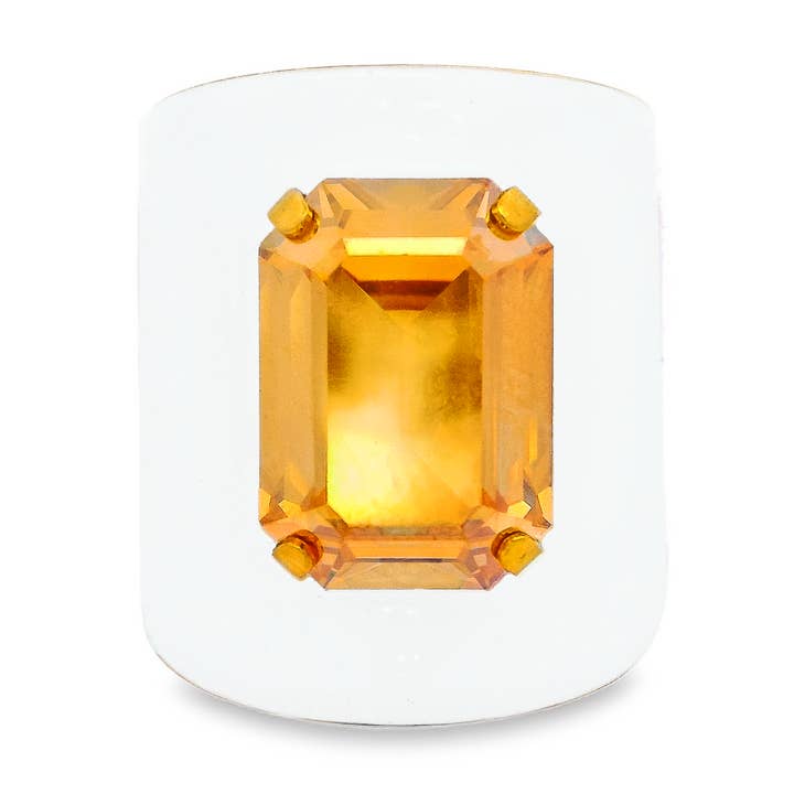 Mini Roddy Ring in Enamel for wholesale by TOVA