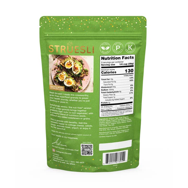 Struesli Granola Redefined - Wholesale Granola - Struesli Organic Granola | Savory & Seed | 9oz | Gluten-free1