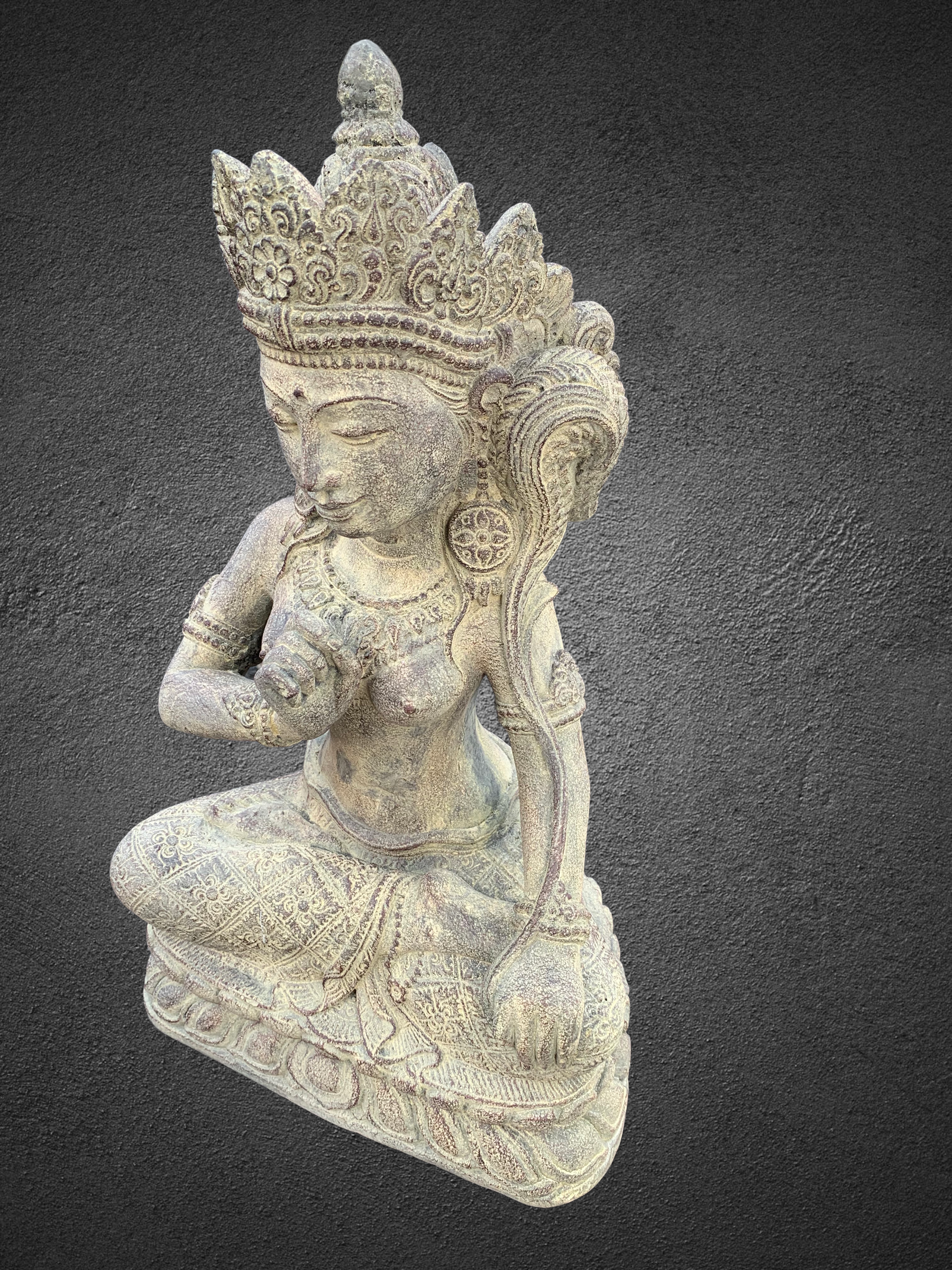 Batik Indah – wholesale Decorative figurine – Stone Dewi Tara Princess - 40cm3