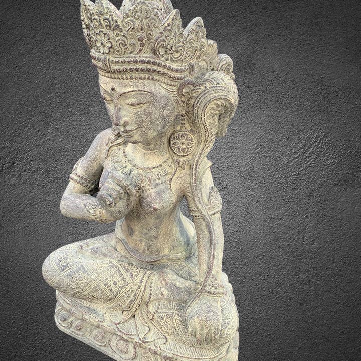 Batik Indah – wholesale Decorative figurine – Stone Dewi Tara Princess - 40cm3